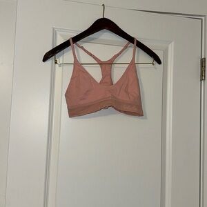 Pink lululemon athleisure bra no padding size M